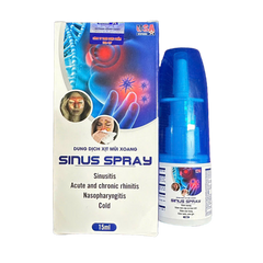 Dung Dịch Xịt Mũi Xoang Sinus Spray Giúp Giảm Nhanh Các Viem Xoang, Hắt Hơi, Cảm Cúm - 15ml