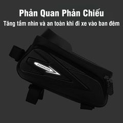 Túi Treo Xe Đạp PÊ ĐAN Chống Nước Chất Liệu PU - Tích Hợp Màn Hình Cảm Ứng TPU Đựng Điện Thoại Tiện Lợi Cho Người Đạp Xe