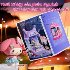 Máy gắp thú mini Melody có đèn và nhạc, đồ chơi gắp thú bông dễ thương cho bé 3 tuổi trở lên