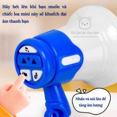 Đồ Chơi Loa Phát Thanh Mini - Hot Trend - Chức Năng Ghi Âm - Phát Nhạc
