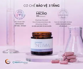 Viên Uống Men Vi Sinh Phụ Nữ Lactobact Intima 60 Viên - Bảo Vệ Vùng Kín, Ngăn Ngừa Viêm Nhiễm, Cân Bằng pH Tự Nhiên