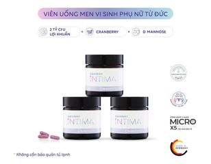 Viên Uống Men Vi Sinh Phụ Nữ Lactobact Intima - Giải Pháp Bảo Vệ Vùng Kín, Ngừa Viêm Nhiễm, Cân Bằng pH 100% Chính Hãng Đức