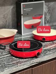 Bếp Từ 2LOCK 2000W + Nồi Lẩu 2 Ngăn 6.7L - Sang Trọng Hàn Quốc, Phù Hợp Mọi Loại Bếp, Quà Tặng Tuyệt Vời
