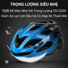 Mũ Bảo Hiểm Xe Đạp BIKE PRO Siêu Nhẹ Điều Chỉnh Kích Thước Chất Liệu EPS Cho Nam Nữ - An Toàn Khi Đạp Xe, Trượt Ván, Leo Núi