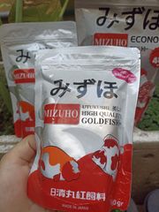 Cám Mizuho Thức Ăn Cá Vàng Cao Cấp 180g - 300g - 500g, Giúp Cá Tăng Trưởng và Lên Màu Tự Nhiên, Không Gây Đục Nước