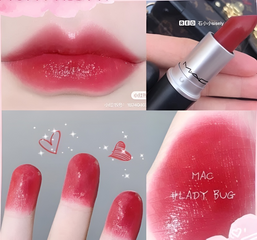 Son Màu Dưỡng Mịn MAC Lustre Lipstick Đỏ Hồng 510 Lady Bug & 502 Cockney - Chất Son Mềm Mịn, Phù Hợp Mọi Phong Cách