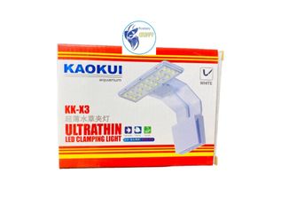 Đèn Led Kẹp Siêu Mỏng Kaokui KK-X3 - Phụ Kiện Hồ Cá Chống Nước, Sáng Đẹp, Thiết Kế Tinh Xảo, Công Suất 5W, Dùng Cho Bể 20-40CM