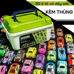 Thùng 30 Ô Tô Mini Đồ Chơi Cho Bé - Mô Hình Xe Đa Dạng Phát Triển Tư Duy Sáng Tạo - Quà Tặng Tuyệt Vời Cho Trẻ Em