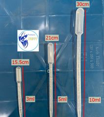 Ống Hút Nhỏ Giọt PIPET Nhựa 10ml - Dụng Cụ Hút Dung Dịch, Artemia Cho Cá Cảnh - Phụ Kiện Hồ Cá Mini Tiện Lợi