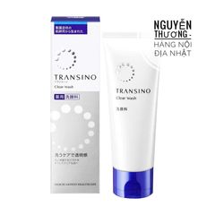 Sữa Rửa Mặt Transino Clear Wash EX 100g - Sản Phẩm Mỹ Phẩm Nội Địa Nhật Bản, Làm Sạch Sâu, Cải Thiện Sắc Tố Da, Phù Hợp Mọi Loại Da