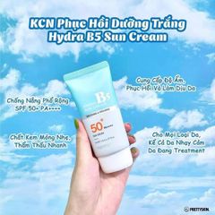 Kem Chống Nắng Pretty Skin Hydra B5 SPF 50+ - Kem Dưỡng Trắng và Phục Hồi Da, Bảo Vệ Tia UV, Chăm Sóc Da Từ Thiên Nhiên