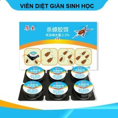 Viên Mồi Diệt Gián Sinh Học Housheng - Hộp 6 Viên An Toàn, Không Độc Hại Dùng Trong Nhà Bếp, Gia Đình