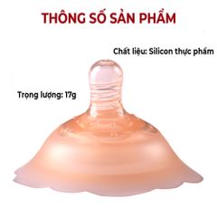 Núm Trợ Ti  Mềm Mại Cho Bé Bú Bảo Vệ Đầu Ti Cho Mẹ Tặng Hộp