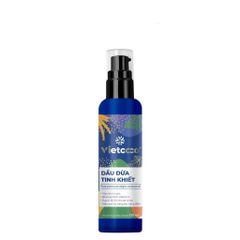 Dầu Dừa Tinh Khiết Vietcoco 130ml - Dưỡng Da, Tóc, Tẩy Trang, Chăm Sóc Đặc Biệt Từ Thiên Nhiên, 100% Nguyên Chất, Không Chất Bảo Quản