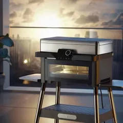 Bếp Nướng Ngoài Trời WMF Profi Plus Urban Master Grill 2 trong 1 - Thiết Kế Nhỏ Gọn, Công Suất 3000W, Nướng Đồng Đều, Phù Hợp Với Không Gian Hạn Chế