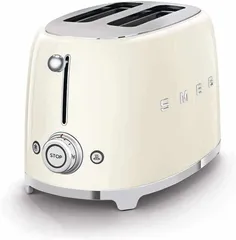 Máy Nướng Bánh Mỳ SMEG TSF01CREU - Toaster Đa Chức Năng, Màu Xanh Dương, Tự Động Pop-Up, Với 6 Cấp Độ Nướng, Thiết Kế Sang Trọng