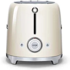 Máy Nướng Bánh Mỳ SMEG TSF01CREU - Toaster Đa Chức Năng, Màu Xanh Dương, Tự Động Pop-Up, Với 6 Cấp Độ Nướng, Thiết Kế Sang Trọng
