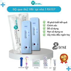 Combo 2 Que Thử HIV Tại Nhà Fastep - Bộ Test Nhanh Chính Xác Cao, Dễ Dàng Sử Dụng, Giám Sát Sức Khỏe Tại Gia