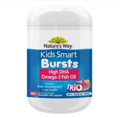 Kẹo dẻo Nature’s Way Kids Smart Omega3 Fish Oil 180 viên 224016