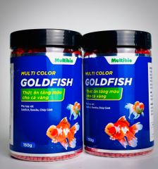 Cám Multibio Goldfish Tăng Màu Cho Cá Vàng - Thức Ăn Dinh Dưỡng 150g Cho Cá Cảnh Ranchu, Koi, Chép