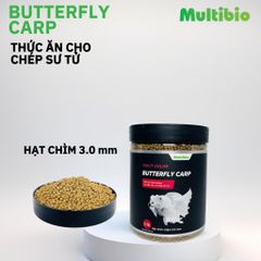 Cám Cá Chép Sư Tử Multibio 0.75 Lít - Hạt Chìm và Nổi 3.0mm, Dinh Dưỡng Cao Giúp Cá Khỏe Mạnh và Phát Triển Toàn Diện