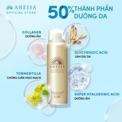(Chính hãng) Xịt Chống Nắng Anessa Perfect UV Sunscreen Spray 60g - Bảo Vệ Da tốt, Dưỡng Ẩm Và Thích Hợp Với Da Nhạy Cảm