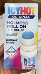 Dầu nóng xoa bóp Icy Hot Original 73ml - Giảm đau hiệu quả cho cơ và khớp, sản phẩm nhập khẩu từ Mỹ, tiện lợi và dễ sử dụng