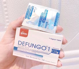 Viên đặt DEFUNGO 1 - Giúp điều trị triệu chứng viêm nhiễm, khôi phục độ đàn hồi cho vùng kín, giảm nấm và khí hư khó chịu