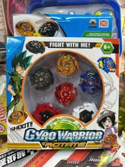 Bộ Đồ Chơi Con Quay 4 Chiếc 329-43 Gyro Warrior - Trò Chơi Chiến Đấu Vui Nhộn Cho Trẻ Em