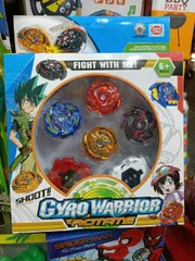 Bộ Đồ Chơi Con Quay 4 Chiếc 329-43 Gyro Warrior - Trò Chơi Chiến Đấu Vui Nhộn Cho Trẻ Em