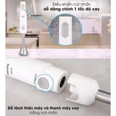 Máy Xay Cầm Tay Philips HR2534 - 650W, Lưỡi Inox, Dễ Dàng Sử Dụng, Bao Gồm Cốc Đong 500ml - Giải Pháp Xay Thực Phẩm Tiện Lợi