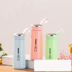 Bình nước thủy tinh Nice 400ml - Giữ nhiệt cao cấp, thiết kế thời trang nhiều màu sắc, tiện lợi cho học sinh và văn phòng.