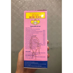 Bổ Thận Kim Tân 280ml - Hỗ Trợ Giấc Ngủ Ngon, Giảm Đau Lưng, Tiểu Đêm, Cải Thiện Sức Khỏe Cơ Thể