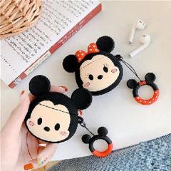 Vỏ Bọc AirPods 1 2 PRO Silicon - Thiết Kế Mickey Mouse Hồng, Bảo Vệ Tai Nghe Không Dây, Phụ Kiện Thiết Thực Cho Fan Hâm Mộ