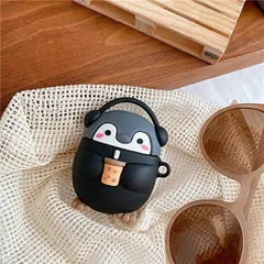 Vỏ Bọc Silicon Mềm AirPods 1 2 Pro - Hình Chim Cánh Cụt Trà Sữa Dễ Thương - Phụ Kiện Tai Nghe Chính Hãng