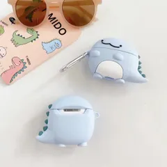 Vỏ Bọc Silicon Khủng Long Xanh Béo Cho AirPods 1 2 - Phụ Kiện Tai Nghe Dễ Thương, Bảo Vệ An Toàn