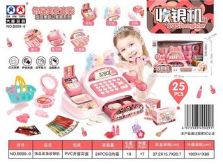 Đồ Chơi Máy Tính Tiền Siêu Thị Pin Có Đèn Âm Thanh - Đồ Chơi Trẻ Em Thú Vị B999-9 Cho Bé Khám Phá Thế Giới Mua Sắm