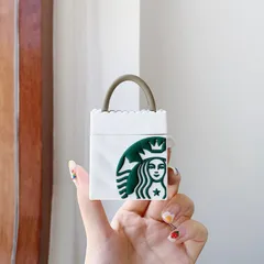 Vỏ Bọc Silicon Mềm AirPods 1, 2, Pro Hình Túi Xách STARBUCK - Phụ Kiện Tai Nghe Độc Đáo, Chất Lượng Cao