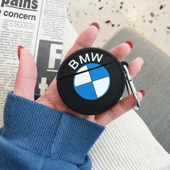 Vỏ Bọc AirPods 1 2 Chất Lượng Cao Bằng Silicon Dẻo - Thiết Kế Logo BMW Mercedes Cho Hộp Sạc Tai Nghe AirPods