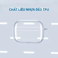 Vỏ Bọc Silicon Trong Suốt Cho AirPods 1, 2, 3, PRO - Phụ Kiện Chất Lượng Cao, Bảo Vệ Hộp Sạc Tai Nghe
