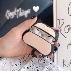 Vỏ Bọc Airpods 1 2 Pro Mèo Béo Pokemon - Silicone Đẹp, Bảo Vệ Hộp Sạc Tai Nghe AirPods 1 2 PRO