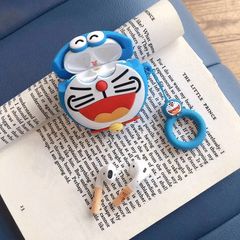 Vỏ Bọc Silicon Dẻo AirPods 1 2 Doraemon - Phụ Kiện Tai Nghe Hình Hoạt Hình Dễ Thương, Chống Trầy Xước