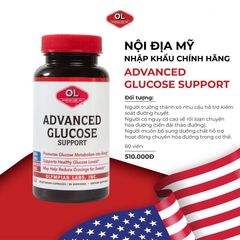 Advanced Glucose Support Olympian Labs Mỹ - Hỗ trợ ổn định đường huyết
