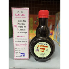 Nước Dưỡng Nhi Tố Đại An 220ml - Giúp Tăng Cân Cho Trẻ Em, Hỗ Trợ Ngủ Ngon, Giải Quyết Vấn Đề Ăn Uống Thoải Mái