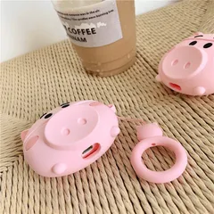 Vỏ Bọc Silicon Dẻo Heo Hồng Cho AirPods 1 2 PRO - Phụ Kiện Tai Nghe Mới, Dễ Thương và Nhẹ Nhàng