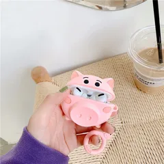Vỏ Bọc Silicon Dẻo Heo Hồng Cho AirPods 1 2 PRO - Phụ Kiện Tai Nghe Mới, Dễ Thương và Nhẹ Nhàng