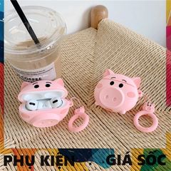 Vỏ Bọc Silicon Dẻo Heo Hồng Cho AirPods 1 2 PRO - Phụ Kiện Tai Nghe Mới, Dễ Thương và Nhẹ Nhàng