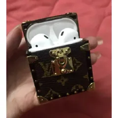 Vỏ Bọc Silicon AirPods 1 2 - Hộp Vuông Nhỏ Màu Vàng Chất Liệu Nhựa Cao Cấp, Phụ Kiện Thời Trang Cho Tai Nghe AirPods