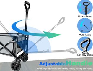 Xe Kéo Gấp Gọn Đa Năng SAILARY - 220L, Khung Thép Chắc Chắn, Tiện Dụng Cho Cắm Trại, Mua Sắm, Vận Chuyển Hàng Hóa