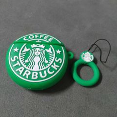 Vỏ Bọc Silicon Dẻo cho AirPods 1 2 STARBUCK TRÒN - Bao Bảo Vệ Hộp Sạc Tai Nghe Chất Lượng Cao